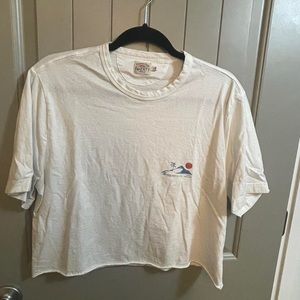 Faherty Men’s Large Sun and Sea White T-shirt